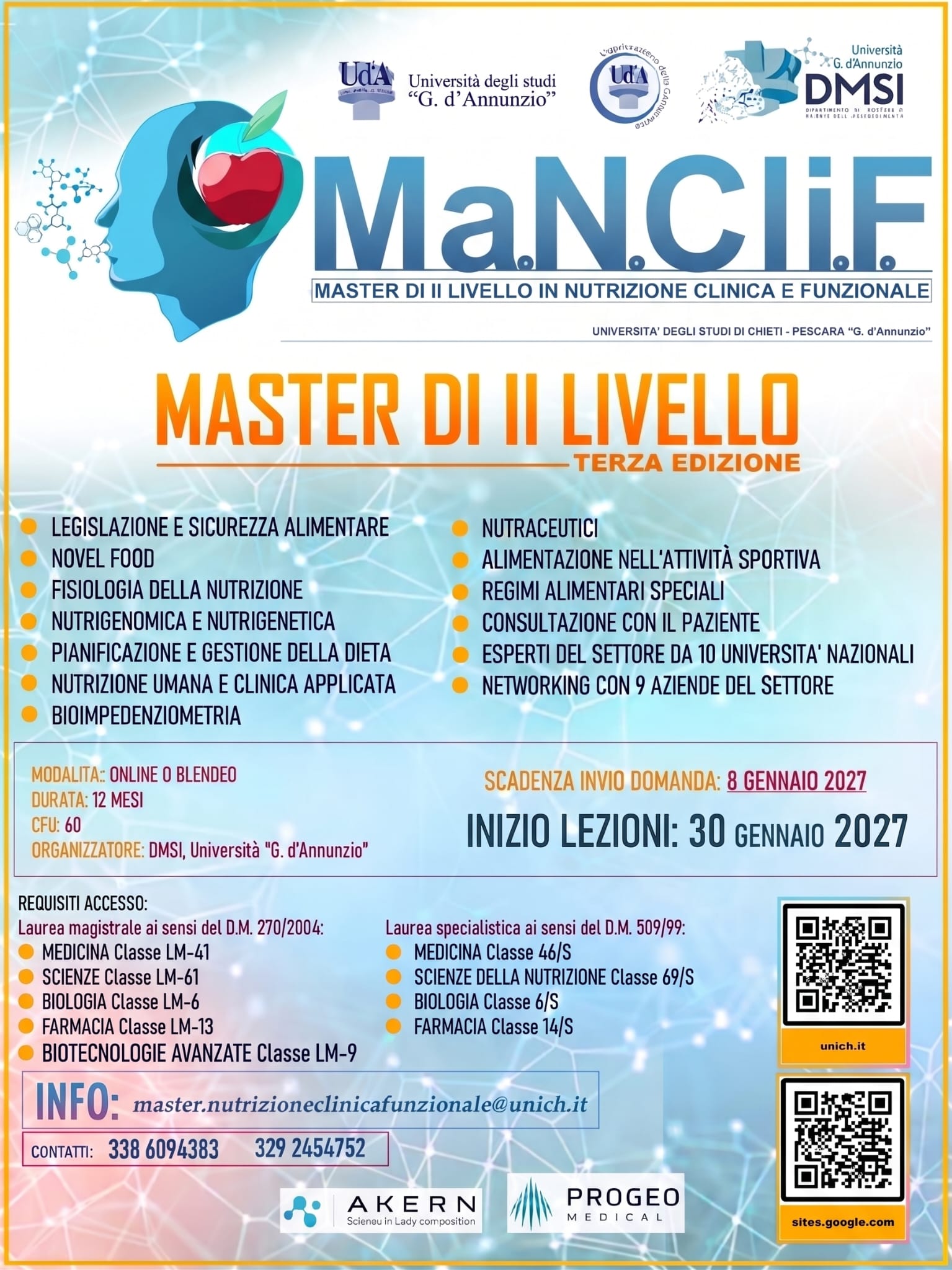 Clicca per accedere all'articolo Master di II livello in Nutrizione Clinica e Funzionale